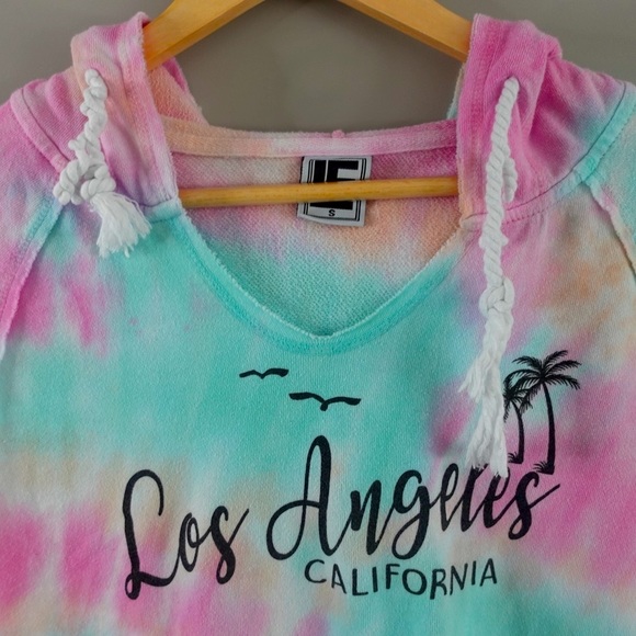 Los Angeles Tie Dye Long Sweater - Rainbow Color - Picture 2 of 10
